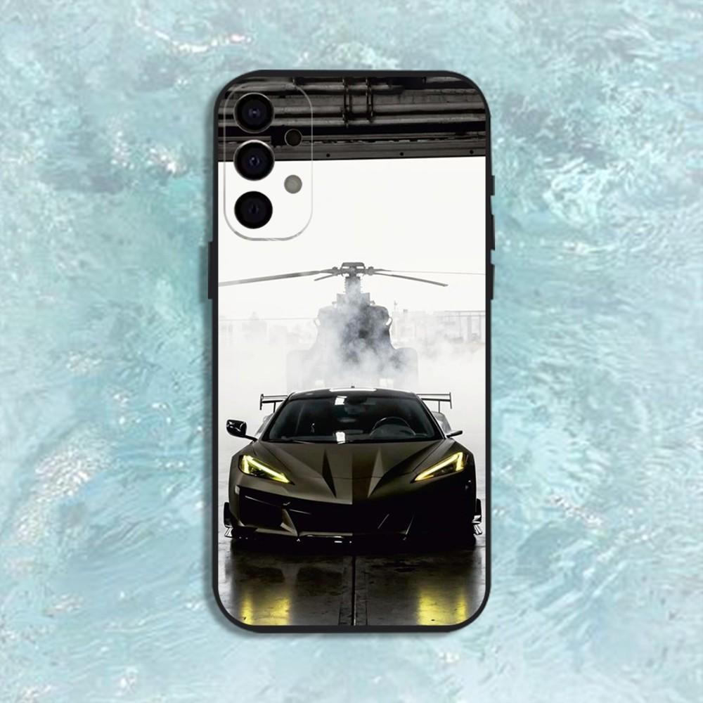 Модный крутой чехол для телефона C-Corvette с изображением автомобиля для Samsung S25, S24, S21, S22, S23, S30, Ultra, S20, Plus, Fe, Lite, Note, 10, 9, 5G Черный чехол