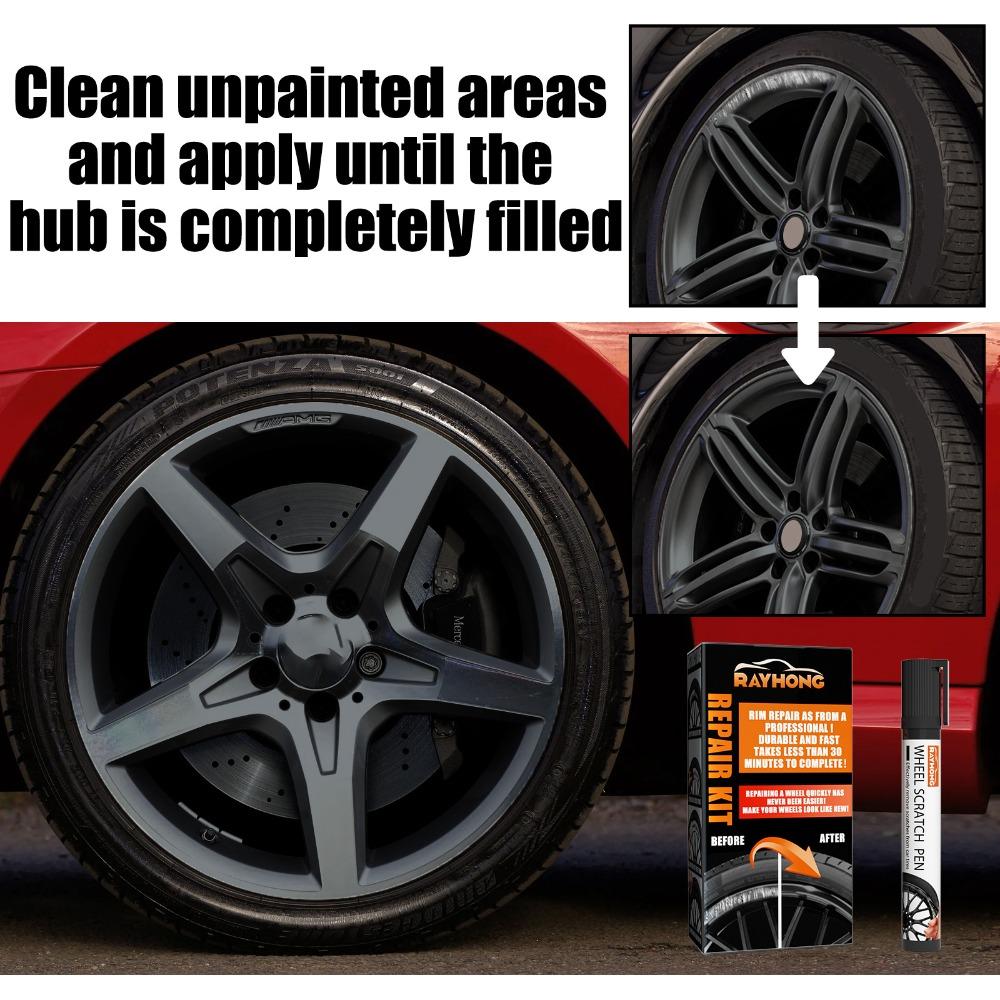 Scratch Repair Car Rim Scratch Repair Kit Universal Color Paint Repair Car Paint Pen Alloy Wheel