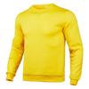 Mens Casual Hoodless Sweatshirt Solid Color Round Neck Long Sleeve Pullover Comfort Fit Cotton Blend