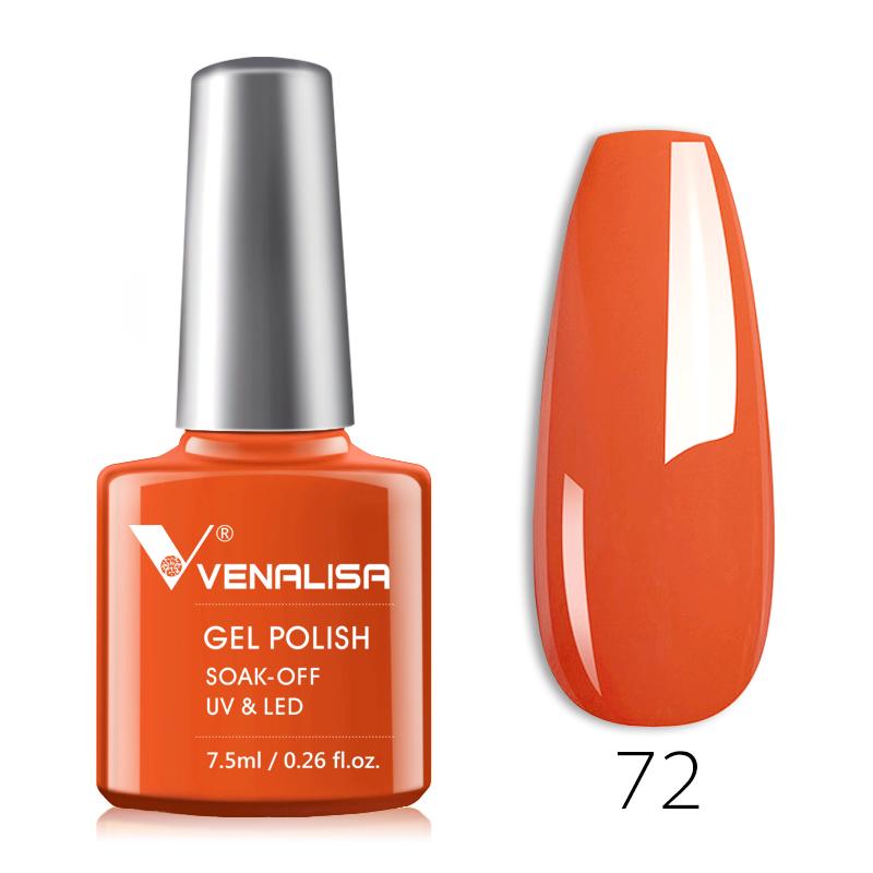 Venalisa 7,5 мл цветной гель-лак для ногтей, замачиваемый УФ-светодиодный лак, долговечный лак для дизайна ногтей с бумажной коробкой