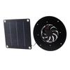 Solar Powered Exhaust Fan Kit 22cm Portable Solar Panel Exhaust Fan 20W for RV Chicken Coops