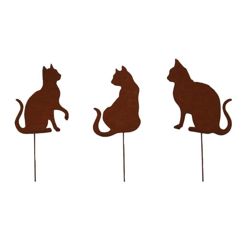 Metal Rusted Animals Garden Stakes Art Crafts Statues Backyard Lawn Garden Yard Sidewalks Outdoor Backyard Decorations