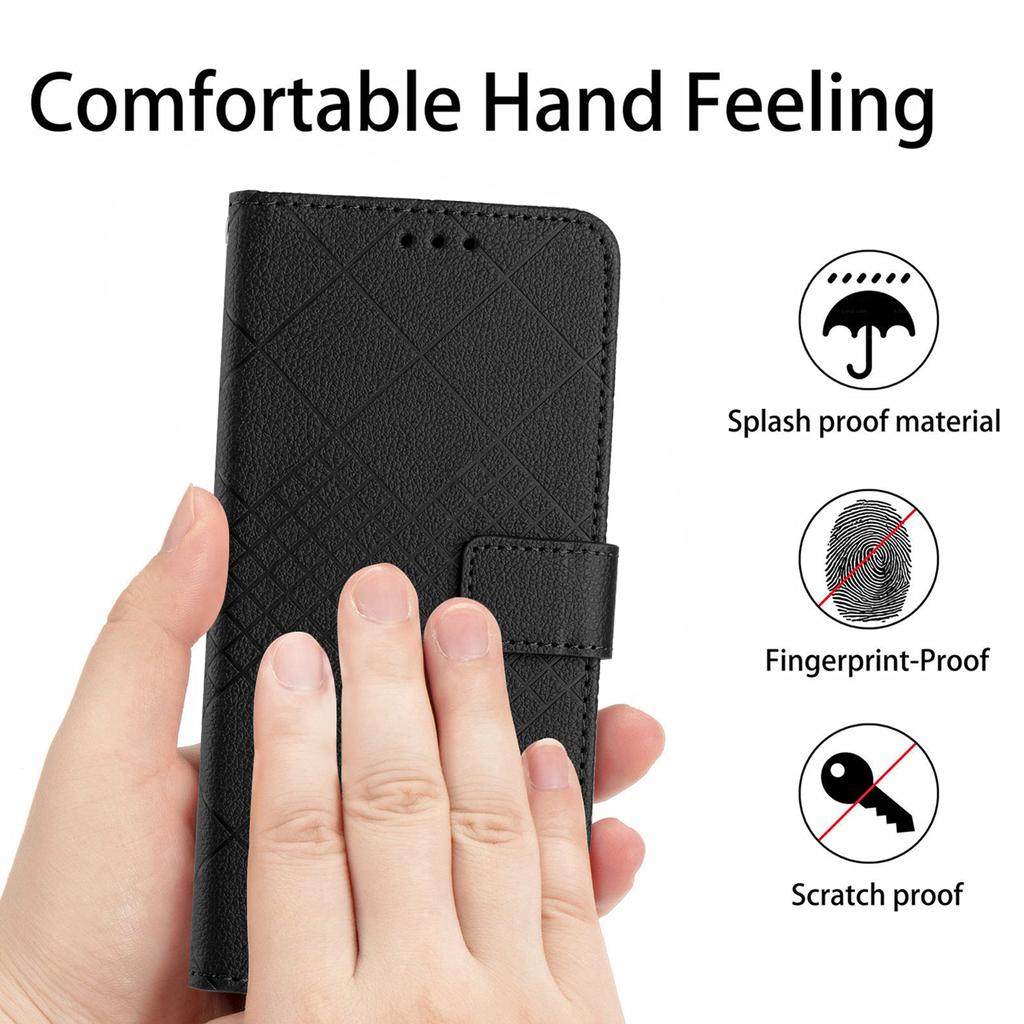 For Motorola Edge 60 5G/60 Fusion 5G Case Wallet Imprint PU Leather Flip Folio Phone Cover