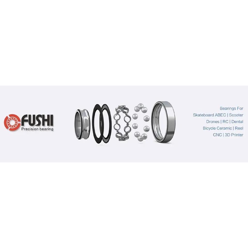 FUSHI 695zz 695 2rs Подшипник 5x13x4 мм 10 шт. Нержавеющая сталь S695zz Фланцевый F695 2rs Подшипник Для 3D-принтера VORON, Радиоуправляемой машины