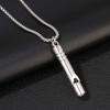 Zinc Zinc Alloy Hip-hop Cool Style Women Whistle Necklace Sweater Chain Necklace for Men Titanium Steel Chain