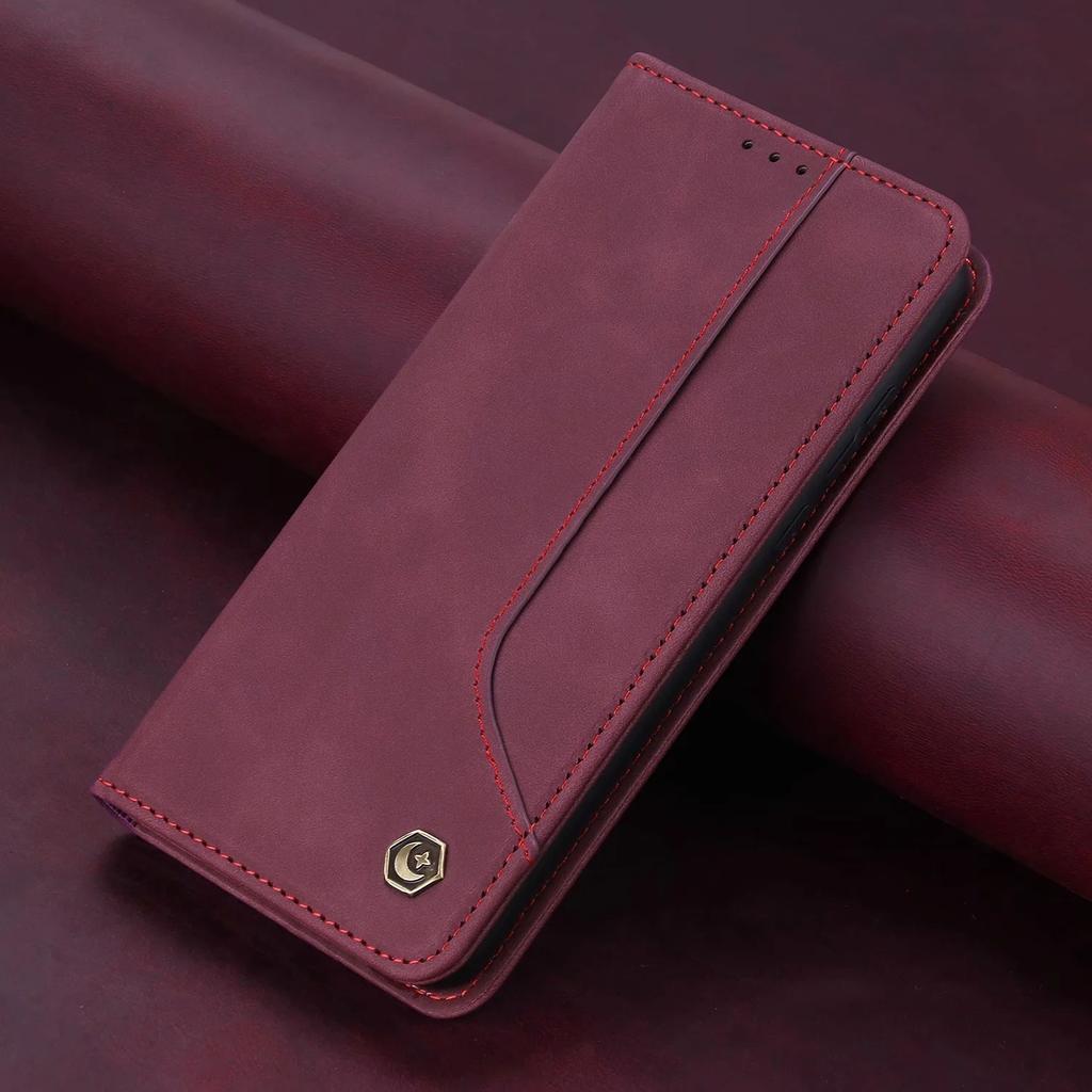 Кожаный чехол-книжка для Xiaomi Mi 13 12T 11T 10T 11 12 Lite Pro 5G Poco F5 X5 Pro M6 M5S M4 F4 F3 X3 X4 GT Магнитная обложка-кошелек