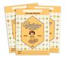 Darling Souvenir Orange Birthday Invitation Card Printable Fill or Write In Blank Invites Party Supplies Pack Of 28 5 X 7