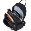 Everyday Versatile Embossed Nylon Rucksack Trendy Multi- Option, Roomy Storage for Ladies Daily Outdoor Activities