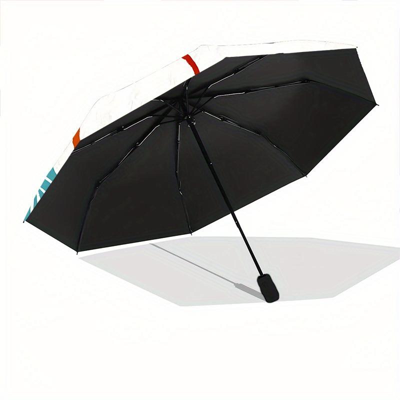 1pc Apple Pattern Automatic Open, Sturdy Iron Frame, Compact Folding Design, All-Season Portable Umbrella for Women & Men yy250801082