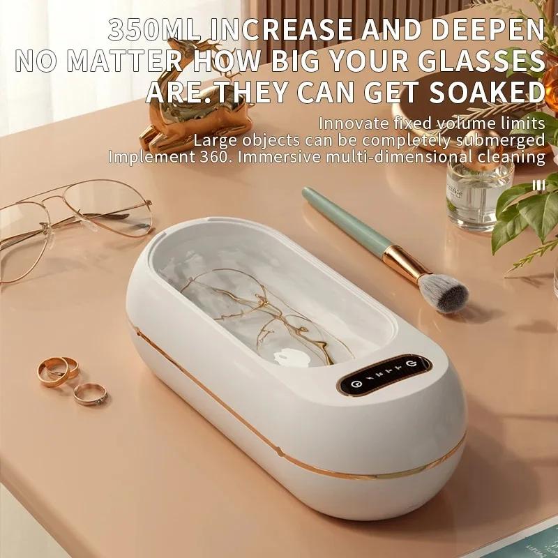 Xiaomi Многоцелевой ультразвуковой очиститель 45 кГц для очков и ювелирных изделий - Высокочастотная ванна с безопасной и эффективной очисткой, для дома