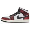 Мужские кроссовки Air 1 Mid SE Wear-Away White Black Sail DV9565-006