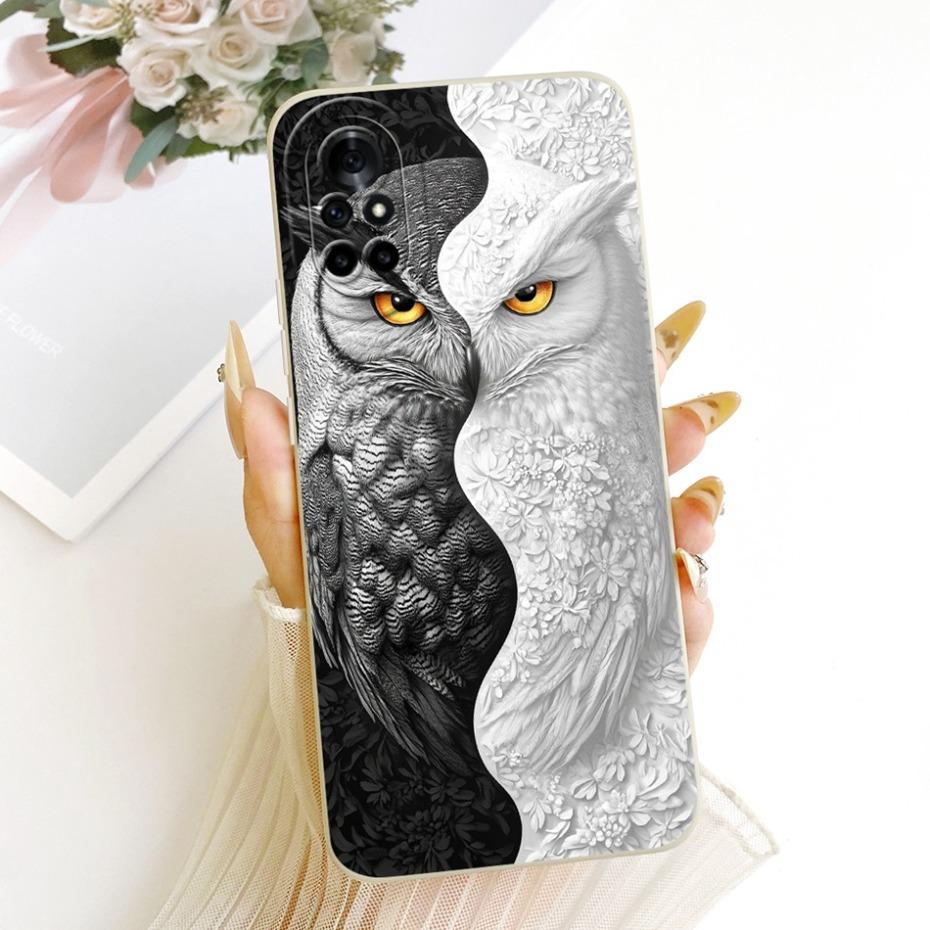 Cute Printed Phone Case For Huawei Nova 8 8i Soft Silicone Shockproof Cases For Huawei Nova8 Nova8i Covers Bumpers