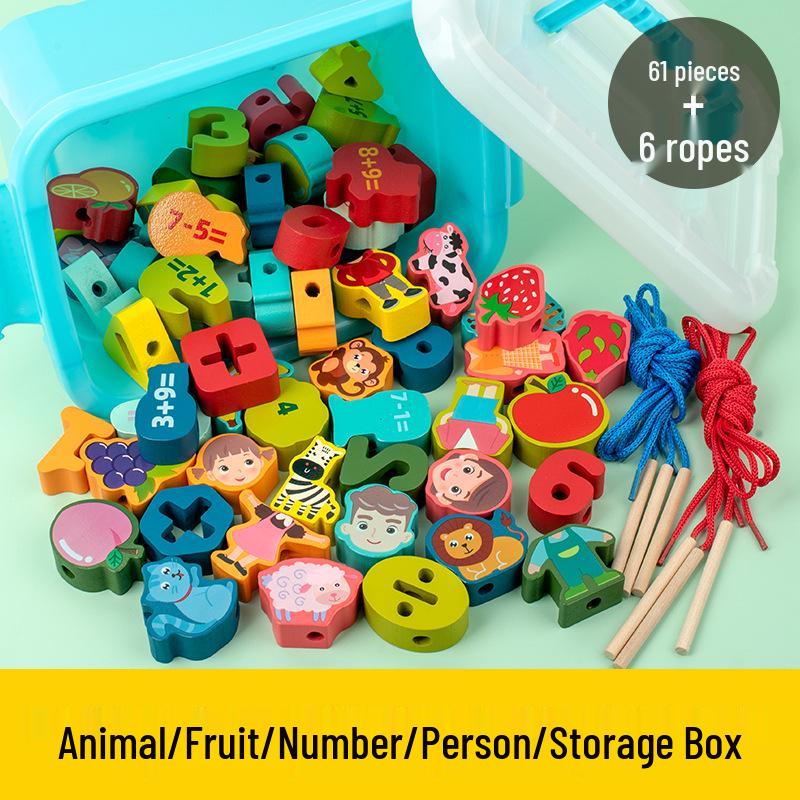 CPC Игрушка-бусины для развития мелкой моторики у детей: Детские нанизывание и концентрация блоки