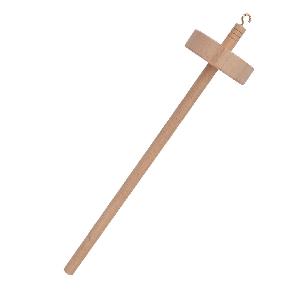 Wooden Drop Spindle Top Whorl Spinning Wheel Yarn Spindle Yarn Making Hand Carved Wooden Spindles Tool for Beginners