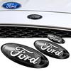 Автомобильная наклейка Ford 3 шт. Значок на переднюю и заднюю крышку автомобиля, наклейка на руль для Ford Kuga Mondeo Explorer Escape ST Focus Edge Tauru