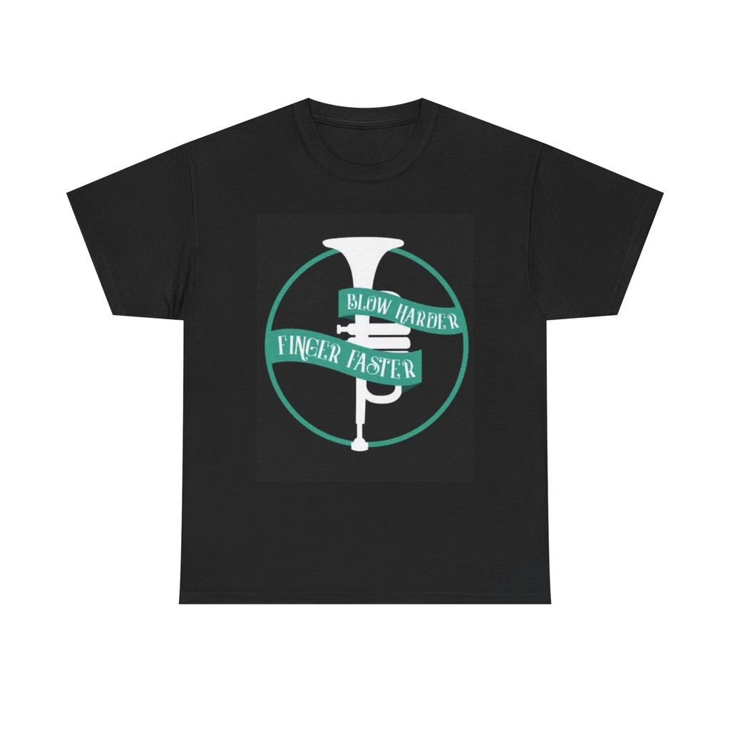 Men's and Women's T-shirts Trumpet Blow Harder Graphic
