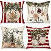 Рождественское украшение наволочка Счастливого Рождества Новогодний подарок наволочка для подушки домашняя комната гостиная диван наволочка