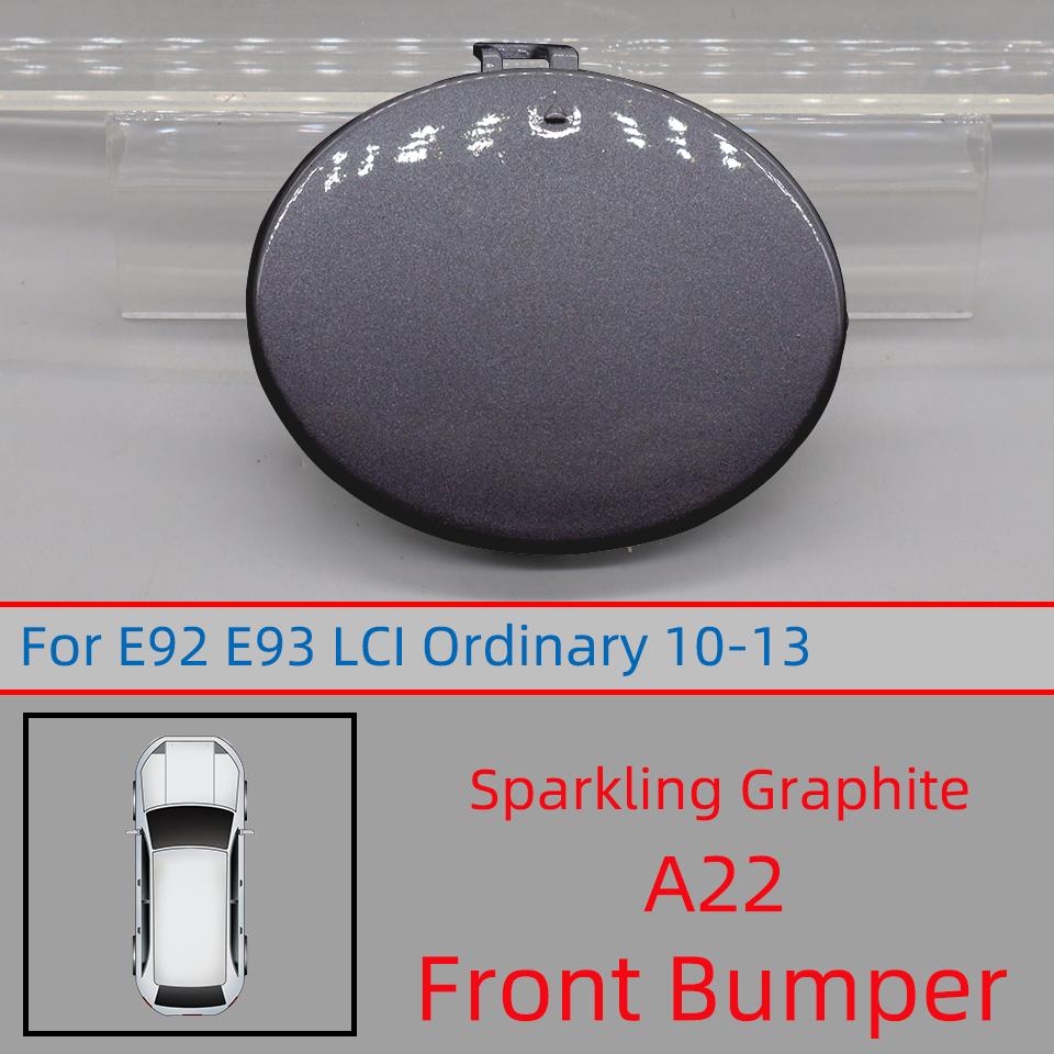 Front Bumper Tow Hook Cover Shell Decoration Cap For BMW 3 Series E92 E93 LCI M-Sport 2006 2007 2008 2009 2010 2011 2012 2013