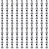100Pcs M2 M2.5 M3 Half Semi-Tubular Rivets Pan Round Oval Semi-hollow Bolts Portable Socket Shank
