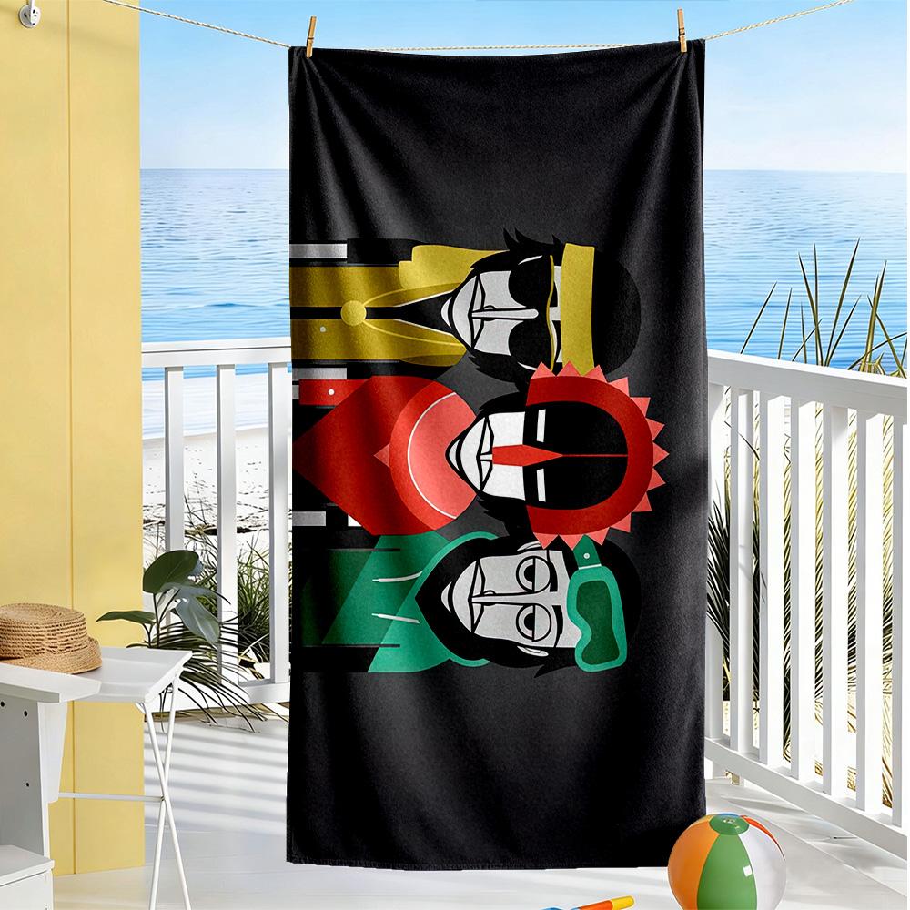 Incredibox Beach Towel Super Soft & Absorbent Comfortable Lightweight Perfect for Traveling Yoga Camping and Swimming