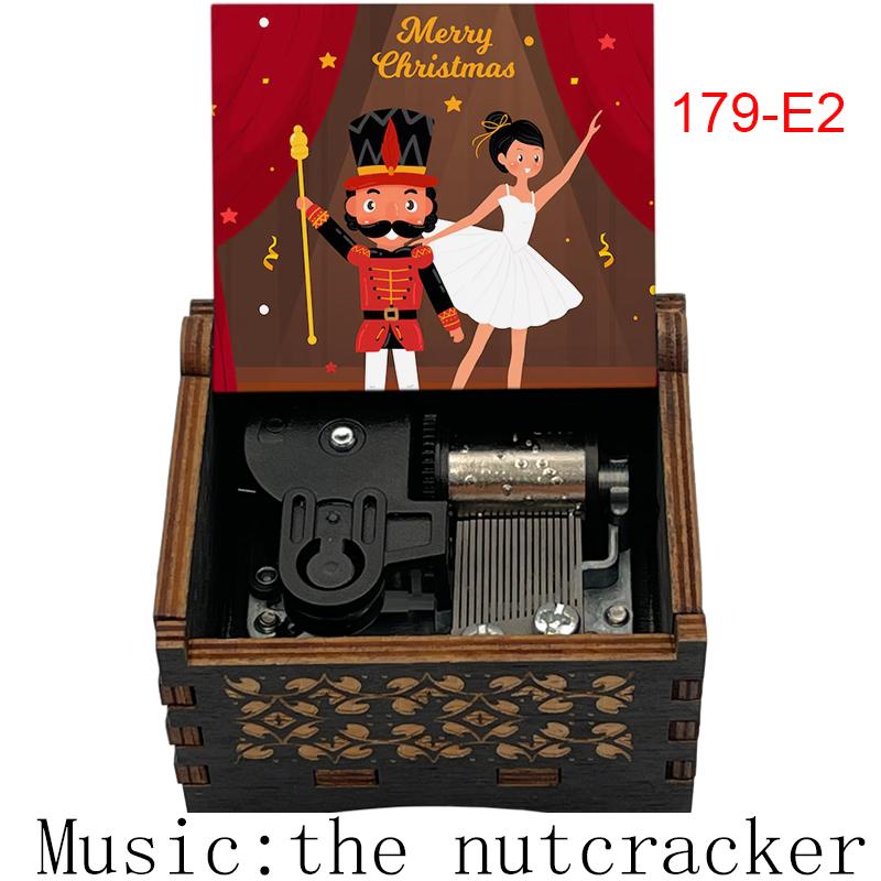 The Nutcracker Wooden Music Box Merry Christmas Musical Gift 2 Types of Movements Available Boutique Gift for Family Occasion 3