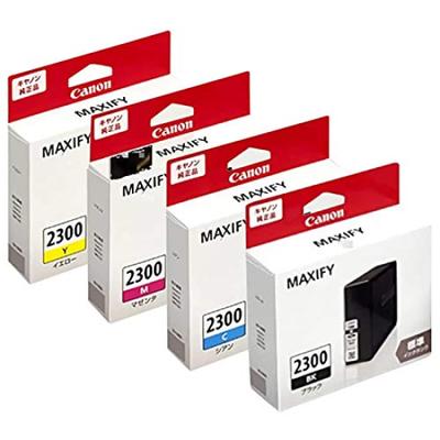 Оригинальный чернильный контейнер Canon, совместимый с MAXIFY PGI-2300 (Набор из 4 цветов) PGI-2300BK/C/M/Y iB4030/iB4130/MB5030/MB5130/MB5330/MB5430