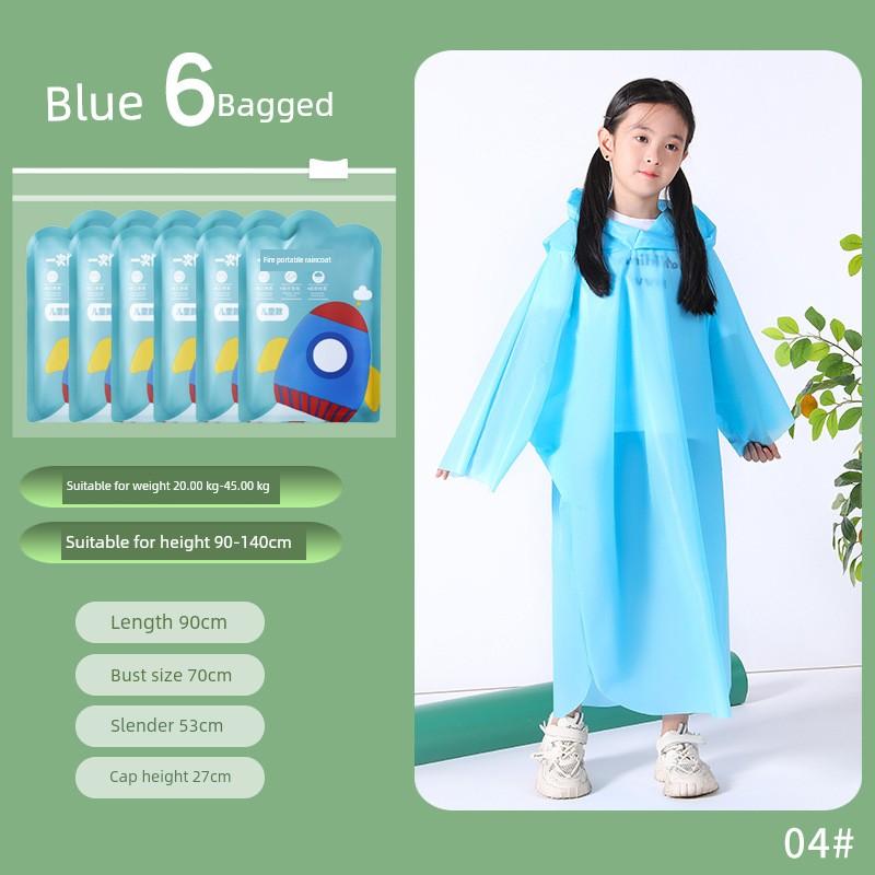 Disposable Card-Type Colorful Raincoat, Compressed and Portable, Drawstring Closure, Heavy-Duty, Extra-Long, Outdoor Travel Poncho