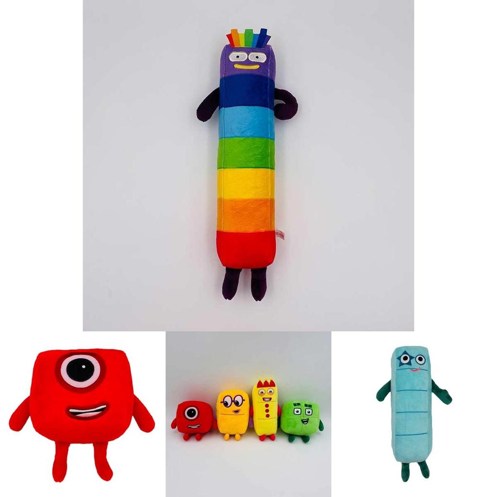 Плюшевая кукла Numberblocks Мягкая и милая мягкая игрушка для детей Обучающая и веселая