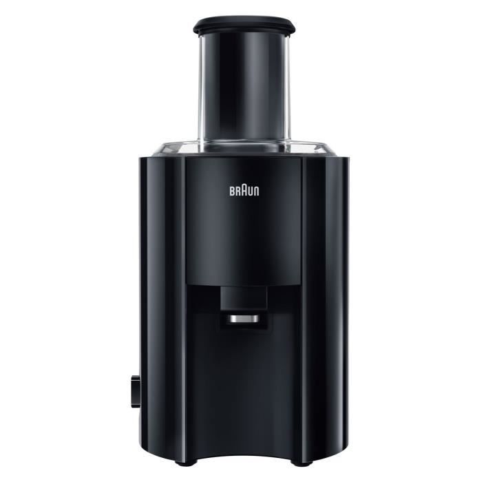 BRAUN J300 MultiQuick 3 Juicer - Black - 2 Speeds - 2L Pulp Container - Fast Pressing System