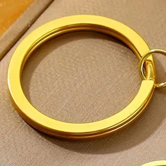 Титановый стальной брелок 2025 номер звезда шарм изысканный брелок для ключей сумка кулон