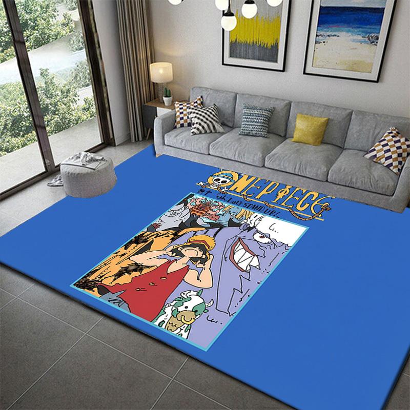 One Piece Indoor Home Area Rug Soft Non-Slip Mat for Bedroom Living Room