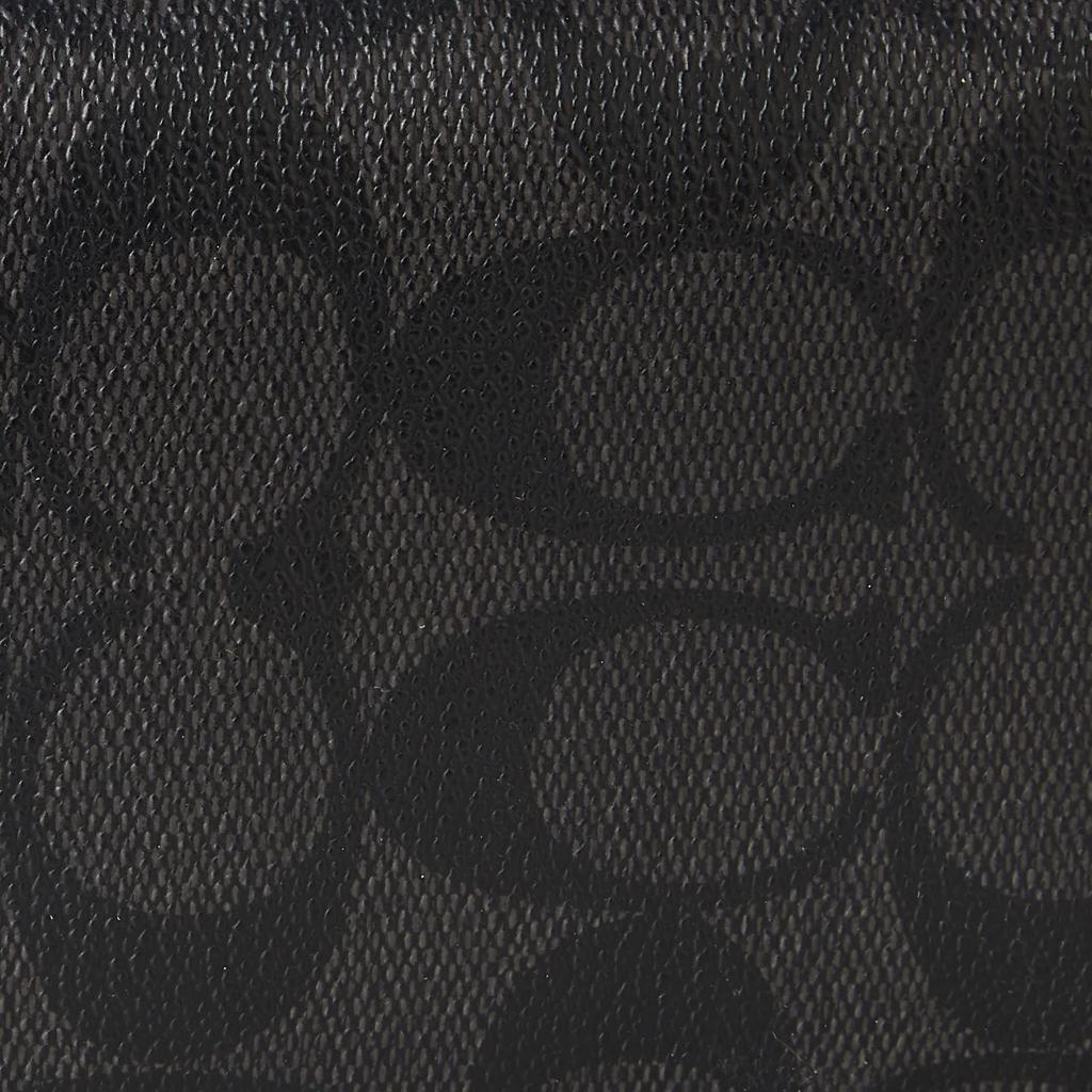 Leather Long Wallet 91635 Signature QBLWO [Coach] Men's Qb/Black/Black [Item]