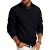 Mens V Neck Sweaters Casual Knit Lightweight Dress Sweater Long Sleeve Slim Fit Fall Winter Pullover