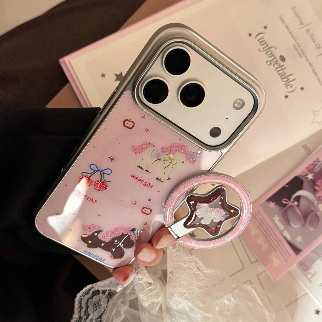 Художественный чехол для телефона с цветами и животными для iPhone 16, iPhone 17 и iPhone 17 Pro Max