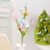 1x пасхальная ветка дерева Happy Decoration Декоративные яйца Picks Искусственный цветок