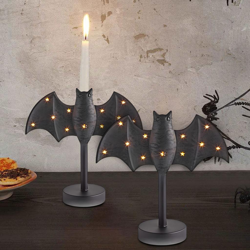 Large -Twinkle- Bat- Candlestick Large Twinkle- Bat- Candlestick