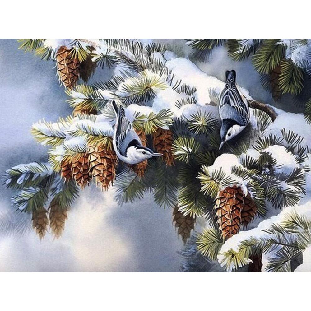 5D DIY Алмазная картина Цветочная мозаика Окно Полный дрель Алмазная вышивка Ремесленный комплект Изображение Горный хрусталь Домашний декор