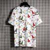 Santa Claus Print T Shirt For Men Cartoon Snowman Pattern Short Sleeve Loose Top Casual O-neck Boys and Girls Tee X'mas Clothing