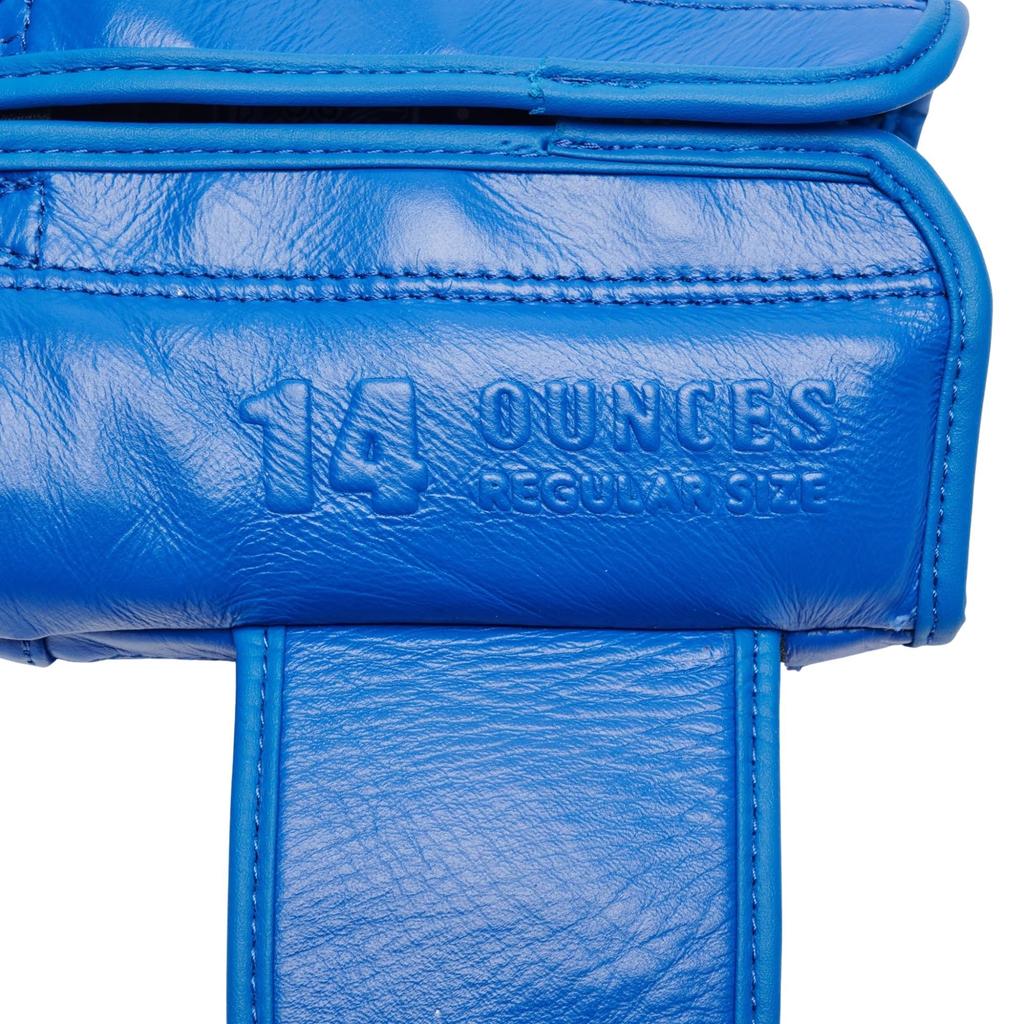 LEONE 1947 боксерские перчатки унисекс из коровьей кожи с латексной накладкой на липучке синего цвета GN111 [THE GREATEST] 100% 88% (12oz) [Подлинный продукт]