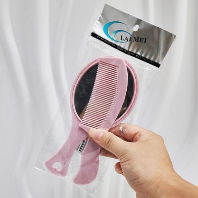 Пластиковая расческа для волос, антистатическая детская расческа для волос, новая ручка, детская расческа, зеркало, инструмент для купания