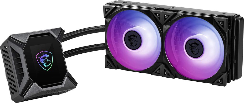 MSI MPG CORELIQUID K240 V2 Simple Water Cooling CPU Cooler Compatible with LGA1700 FN1699 Black