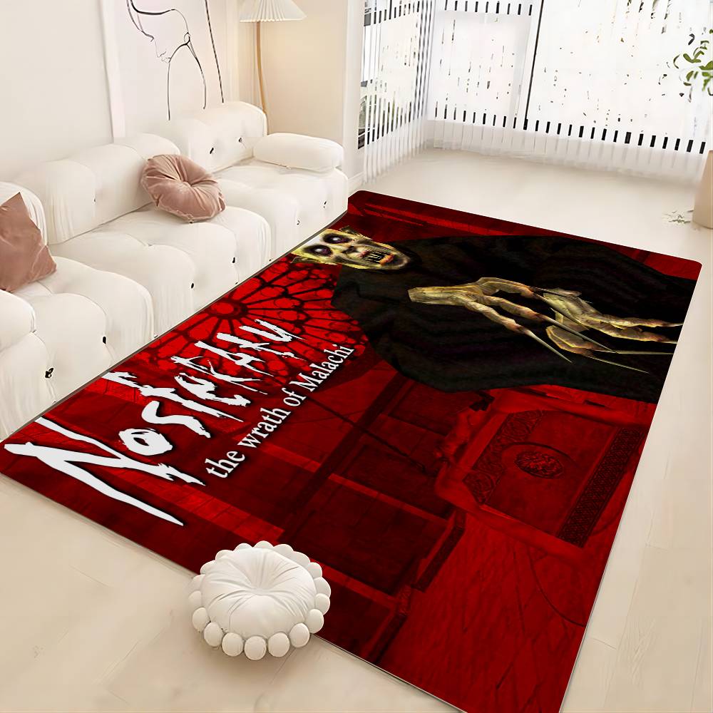 Horror Movie N-Nosferatu Hallway Carpet Washable Non-Slip Living Room Sofa Chairs Area Mat Kitchen Doormat Area Rug