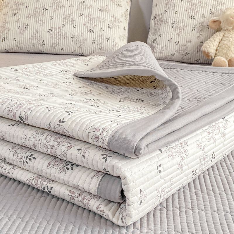 Double Layer Gauze Bed Cover Household Anti Slip Thickened Cotton Bed Single Piece Kang Cover Four Season Mattress