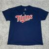 Футболка Minnesota Twins Мужская XL Синяя MLB Бейсбол Эдди Росарио 20 Футболка