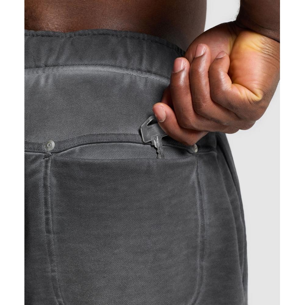 Gymshark Тяжелые джоггеры черные A6a9w Bcph