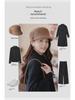 2022 New Women's Autumn/Winter Black Wool Beret - Trendy Korean Duckbill Cap, Face-Revealing, All-Match Style