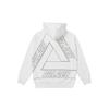 Palace Jumbo Tri-Ferg Drop Shoulder Hood White Unisex Tops P21CS256