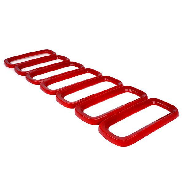 7-компонентные декоративные кольца решетки радиатора для Jeep Renegade 2016-2018