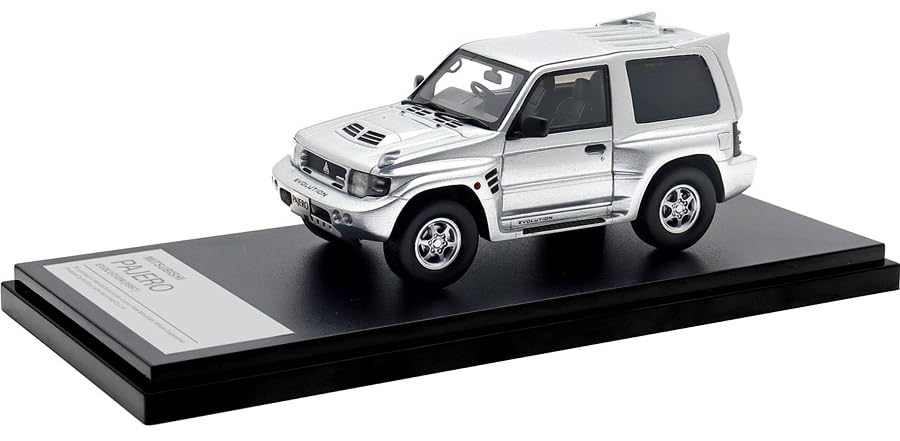 Hi Story Mitsubishi PAJERO EVOLUTION Сатиновый Серебристый Готовая Модель 1/43 (1997)