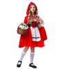 New Children's Girl Halloween Little Red Riding Hood Costume Fairy Tale Drama Stage Performance Dress